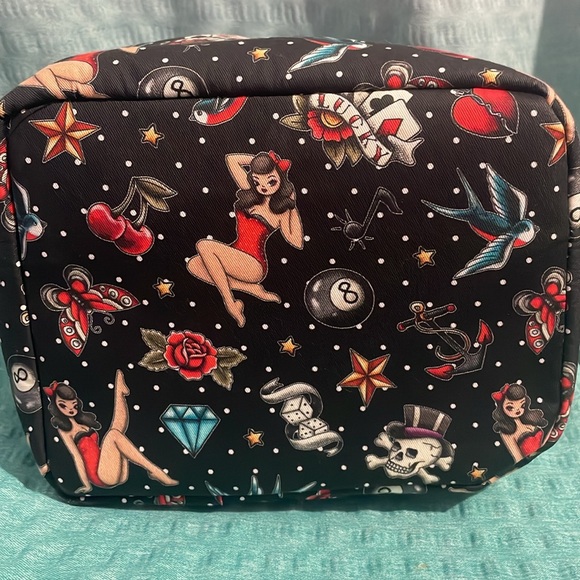 Handmade Rockabilly Make up Case - Picture 7 of 11
